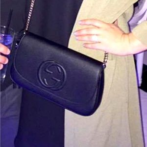 Black gold chain Gucci disco bag. *worn 3 times*